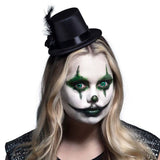 Lentilles Halloween vert émeraude pour clown terrifiant, sorcière ou démon