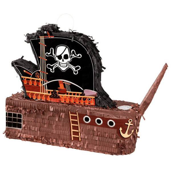 Piñata bateau pirate pour anniversaire enfant et fête à thème aventure